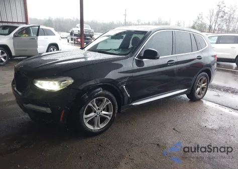 2021 BMW X3 Sdrive30I z USA, uszkodzony, nr VIN 5UXTY3C07M9E67468